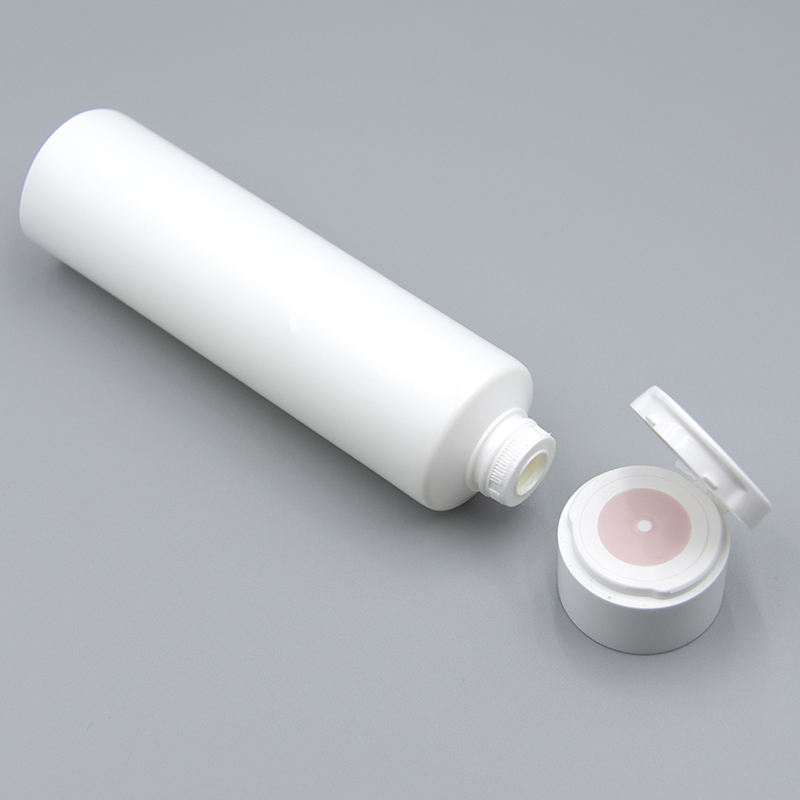 Tubo cosmético de plástico de fábrica para crema para ojos, mascarilla, protector solar, tubo exprimidor con embalaje con tapa abatible