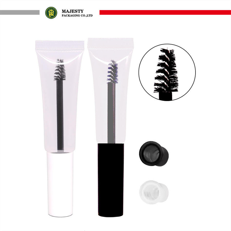 Tubo de plástico, embalaje de maquillaje cosmético, tubo de rímel, diseño totalmente personalizable y logotipo, embalaje de plástico, pequeño volumen, 10-30ml