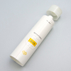 Tubo cosmético de OEM100ML-120ML para crema de manos, limpiador facial, tubo exprimidor de protector solar con tapa abatible, manejo de superficie de estampado en caliente