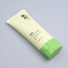 Tubo ovalado cosmético OEM100ML-120ML para crema de ojos, cuidado de la piel, lavado de cara y tubo exprimidor de protector solar con tapa de rosca