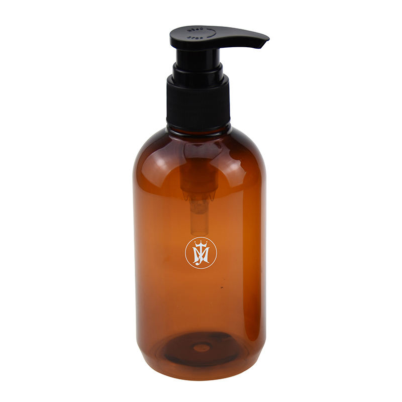 Comercio al por mayor 100ml 250ml 300ml 500ml loción botella de champú de plástico de paja de trigo biodegradable con bomba