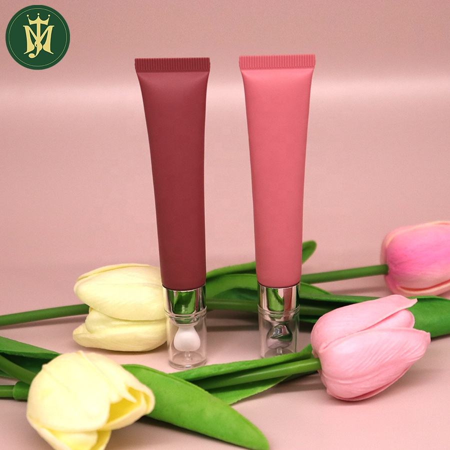 Tubo de crema para ojos suave Cometic, personalizado, 10ml, 15ml, 20ml, cabezal de cerámica y aleación de Zinc, envases de manguera, tubos de plástico para uso cosmético