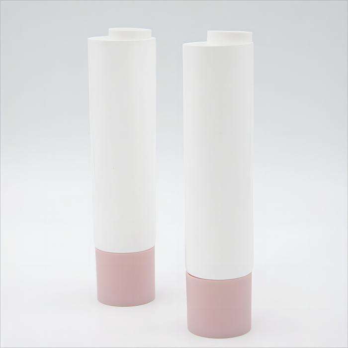 Tubo cosmético de doble cámara, recipiente vacío para crema y loción para el cuidado de la piel, 60/65 Ml, con tapa de rosca para máscara, protector solar, capacidad de 100 Ml