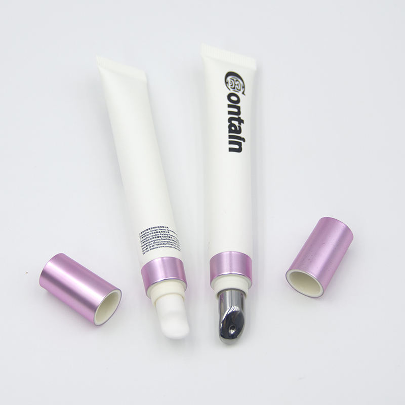 Gran oferta de tubo de embalaje de 10ml, 15ml y 20ml con cabezal aplicador vibratorio para crema de ojos, lápiz labial, protector solar y limpiador