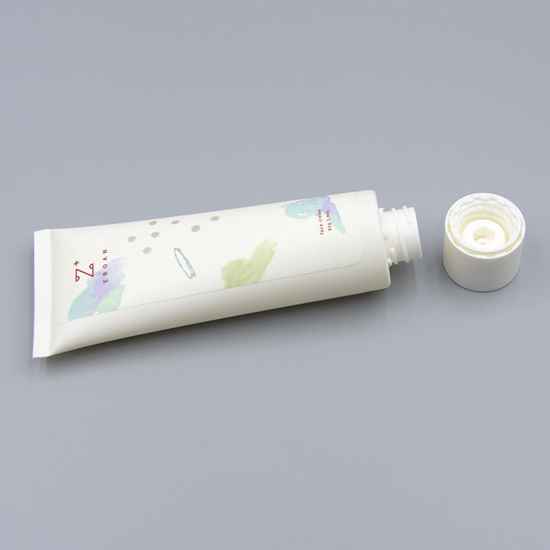 Tubo de plástico suave personalizado para lavado de cara y loción, embalaje de crema de manos con cubierta superior giratoria, diseño personalizado