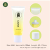 Tubos cosméticos de plástico blando vacíos personalizados de 100ml, 120ml y 150ml para loción y crema de manos, superficie de serigrafía de embalaje