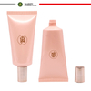Tubos de plástico personalizados para protección solar, 40g-80g, con tapa de tornillo para base BB, líquido, cuidado de la piel, suero, mascarilla facial, tubos de embalaje