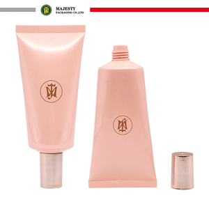 Tubos de plástico personalizados para protección solar, 40g-80g, con tapa de tornillo para base BB, líquido, cuidado de la piel, suero, mascarilla facial, tubos de embalaje