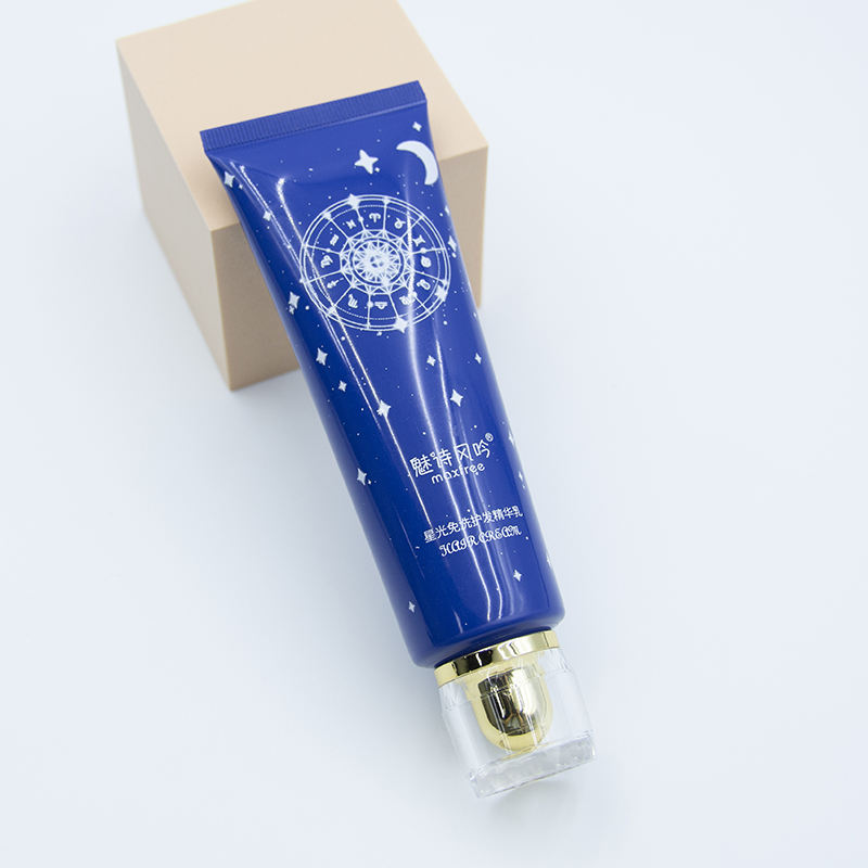 Cubierta acrílica suave personalizada, loción corporal, tubo de limpieza facial, protector solar personalizado, embalaje de tubo de plástico para crema facial y manos
