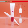 Mini tubos de embalaje de bálsamo labial de plástico, 5ml/10ml/15ml, con aplicador de silicona, contenedores vacíos para bálsamo labial, tubo exprimidor para masaje