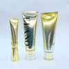 100g PE limpiador Facial crema de manos plástico suave tubo exprimidor tapa de tornillo protector solar ABS tapa de cristal tubo de lavado de cara cosméticos