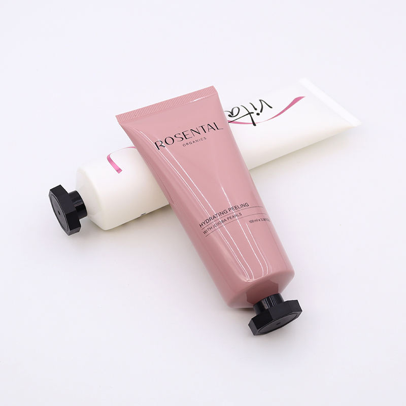 Tubo octogonal plástico del apretón suave del OEM para el empaquetado del tubo de la crema de manos y del suero del ojo del limpiador del cuidado de la piel