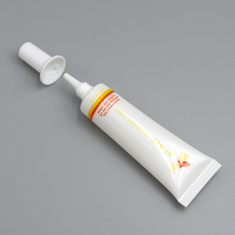 Tubo de boquilla largo vacío personalizado, bala de plástico suave, crema hidratante para ojos, máscara de protección solar, Gel, tubo vacío personalizado
