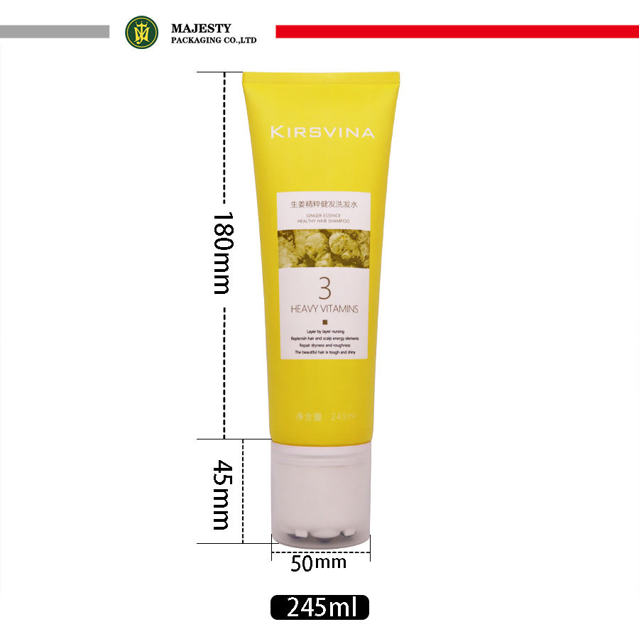 Rodillo de acero inoxidable personalizado, tubo suave para masaje facial, contenedor vacío para el cuerpo de la cara