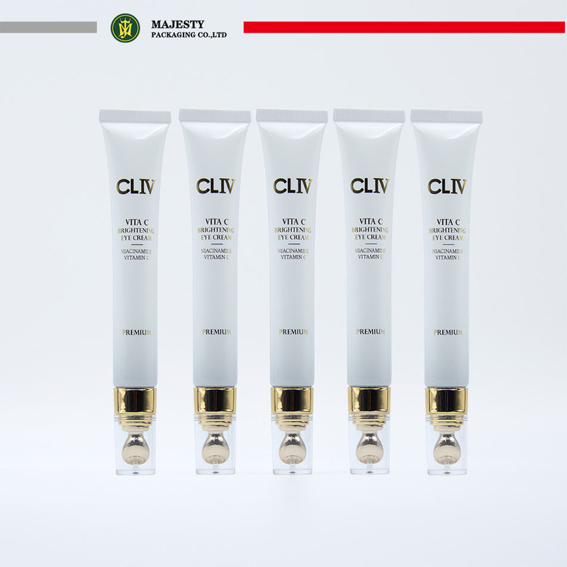 Tubo cosmético de plástico vacío personalizado, 10ml, 15ml, 20ml, crema de suero para ojos, envases de embalaje suaves para apretar, brillo de labios
