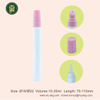 Envases de brillo de labios vacíos personalizados, tubos de plástico para labios de 15ml, 20ml y 30ml con punta de silicona para envases cosméticos de bálsamo labial