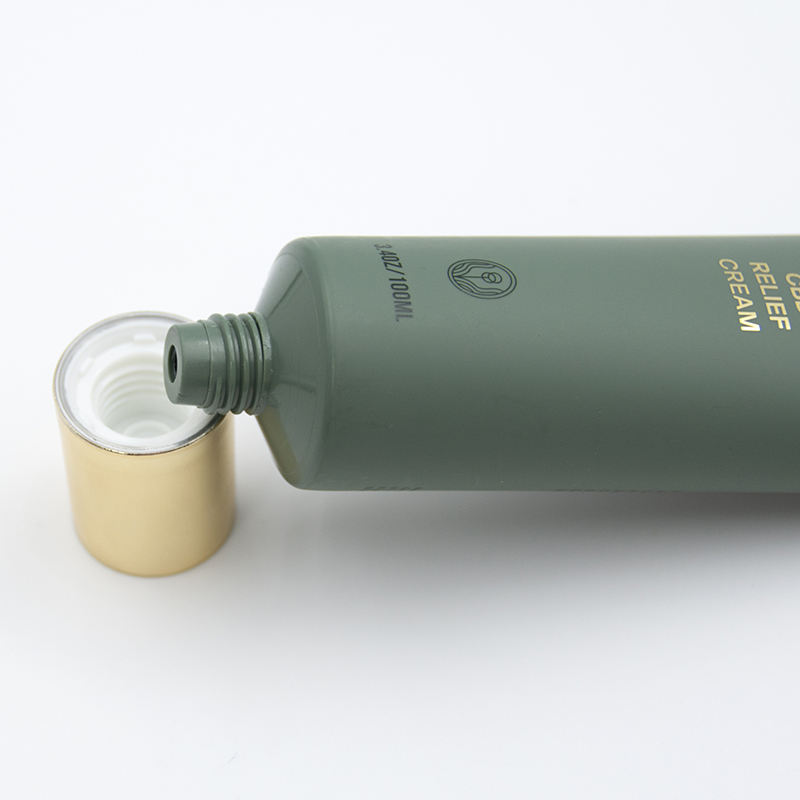 Tubo cosmético de plástico blando de gran oferta con tapa de rosca, loción corporal, crema facial, tubo exprimidor, superficie serigrafiada