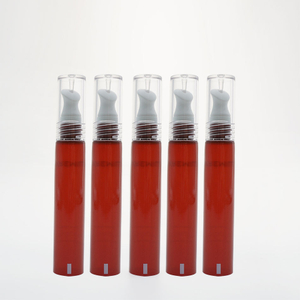Tubo de plástico de compresión suave personalizado, suero cosmético para ojos, crema vacía, 5ml, 10ml, 15ml, envases de embalaje, tapón de rosca, producto de masaje