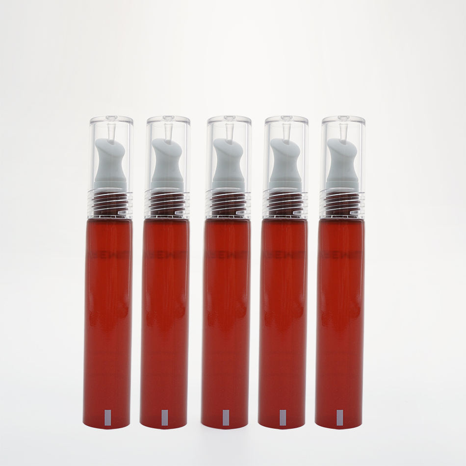Tubo de plástico de compresión suave personalizado, suero cosmético para ojos, crema vacía, 5ml, 10ml, 15ml, envases de embalaje, tapón de rosca, producto de masaje