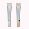 ABL-tubo exprimidor con cabeza de tornillo de aleación de Zinc, 19mm, 10ml, 15ml, 20ml, tapa cromada para aplicador cosmético de barra de labios y crema para ojos