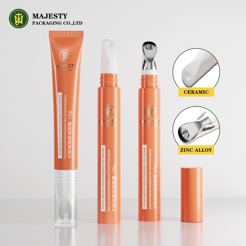 Aplicador de cerámica para crema para ojos 10 ml de bálsamo redondo de bálsamo