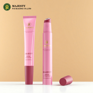 Contenedores de brillo de labios gelatina tubos de plástico cosmético acrílico suave flexible