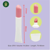 Tubo de lápiz labial y brillo de labios de PP suave personalizado con aplicador de plástico con tapón de rosca para cosméticos de 19 mm de diámetro 10 ml 15 ml 20 ml