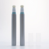 Tubo de plástico de pequeño volumen, embalaje de 5ml, 10ml, 15ml, colorete líquido, tubo corrector líquido, aplicador de cepillo de esponja suave, tubo cosmético