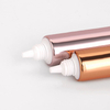 Tubo cosmético para crema para ojos, tubo de plástico, aplicador puntiagudo, fácil de usar, embalaje plástico para el cuidado de la piel, tubo de 10ml, 15ml y 20ml