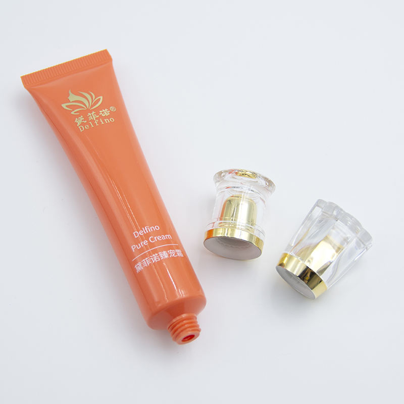 Embalaje de tubo de plástico PE suave personalizado para base, protector solar, cosméticos faciales, limpiador, champú, máscaras, cuidado de la piel de forma redonda