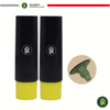 Tubo vacío personalizado para apretar SPF 50 SunCream, base líquida, tubo de crema facial, embalaje para cosméticos de protección solar con tapón de rosca