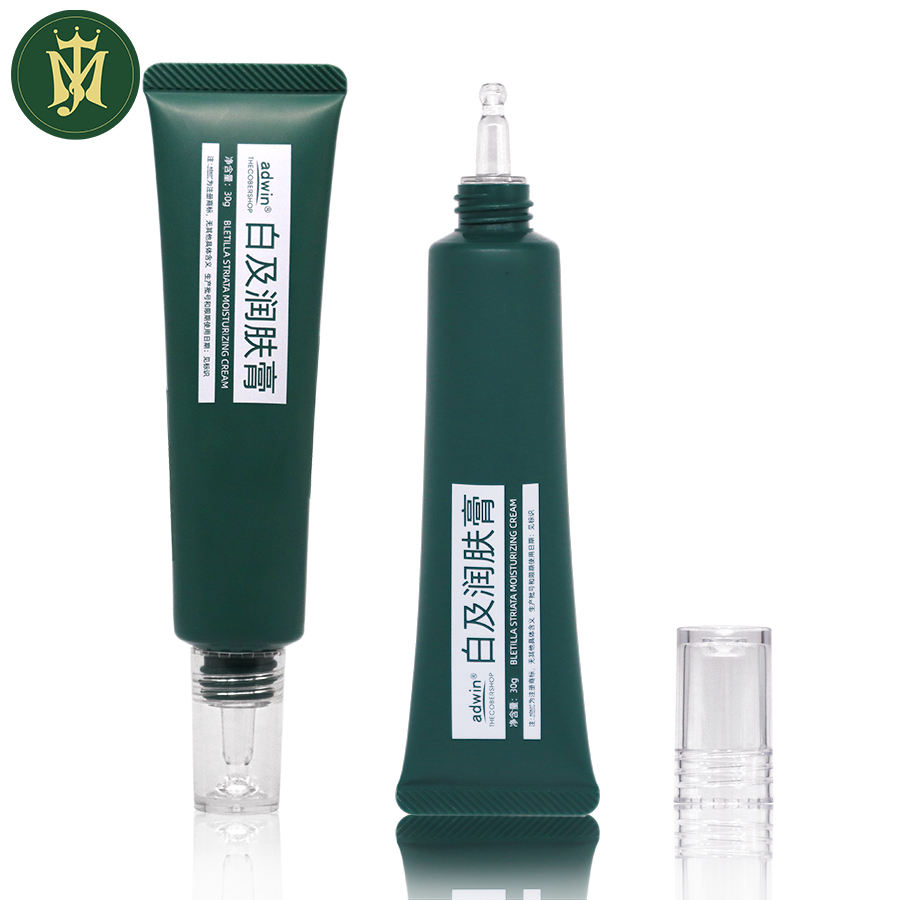 Tubos de plástico cosméticos para envases de cremas para ojos y esencias para manchas.
