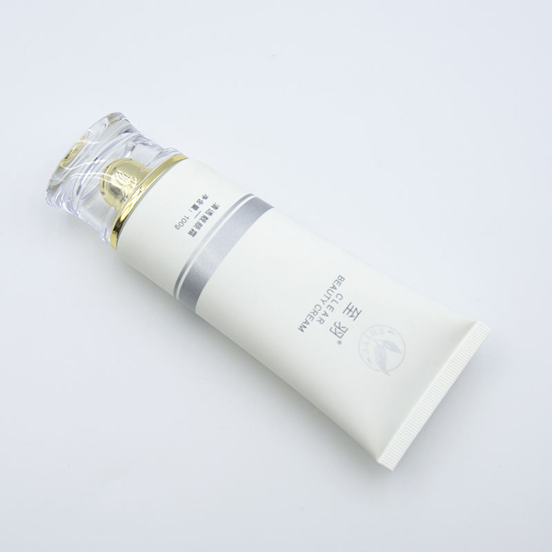 Tubo de plástico de compresión suave OEM120ml para loción corporal, champú limpiador y protector solar con tapa de rosca, esencial para lavado de cara cosmético
