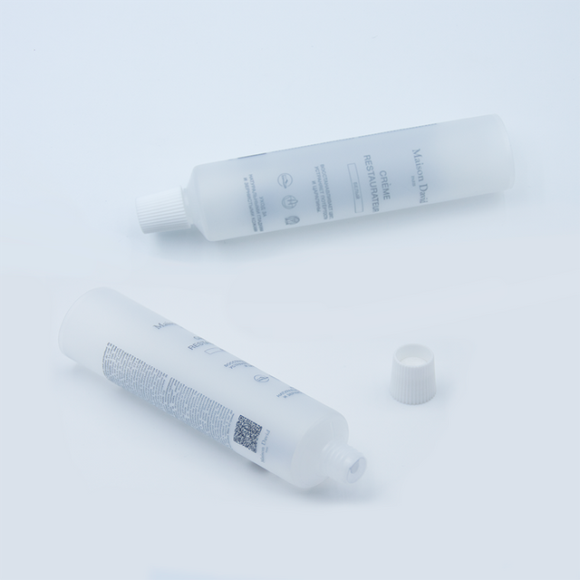 Tubo cosmético transparente personalizable, embalaje transparente de plástico, crema hidratante para el cuidado de la piel, protector solar, crema para ojos, Gel exfoliante Facial