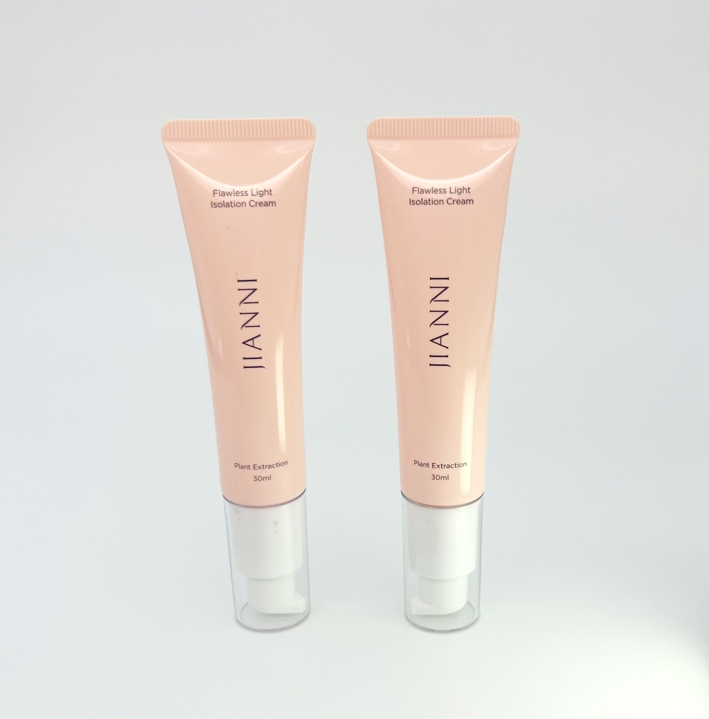 Embalaje de bomba sin aire vacío personalizado, tubo para apretar cosmético facial, base BB CC, crema líquida y protector solar, tubo de aceite esencial