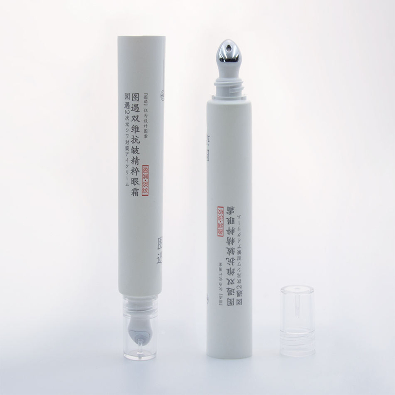 Tubo PBL vacío personalizado para el cuidado de los ojos con aplicador de masaje de Gel crema lápiz labial tipo cosmético etiquetado de materiales manipulación de superficies