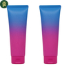 Los tubos plásticos de encargo 80ml-120ml vacían el empaquetado del tubo para la limpieza facial cosmética de la crema de manos