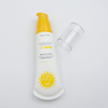 Precio directo de fábrica, cabezal de bomba de 50ml, protector solar, tubo vacío personalizable para loción corporal y crema BB, uso cosmético