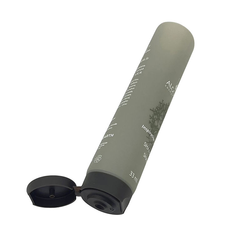 Tubo exprimidor de PE vacío OEM para protector solar y envases de cosméticos faciales, acabado mate con tapa abatible para champú y acondicionador