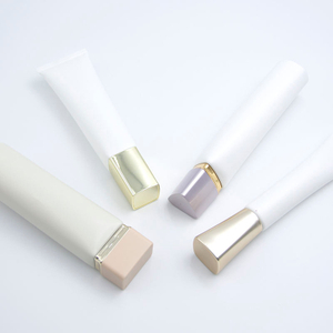 Tubo de embalaje cosmético vacío de diferente forma OEM para el cuidado de la piel Crema de manos Crema de base con tapón de rosca para máscara protector solar