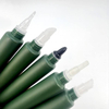 Tubos exprimibles de brillo labial suave de lujo, superficie serigrafiada amigable para el cuidado de la piel, embalaje y aplicador de crema para ojos