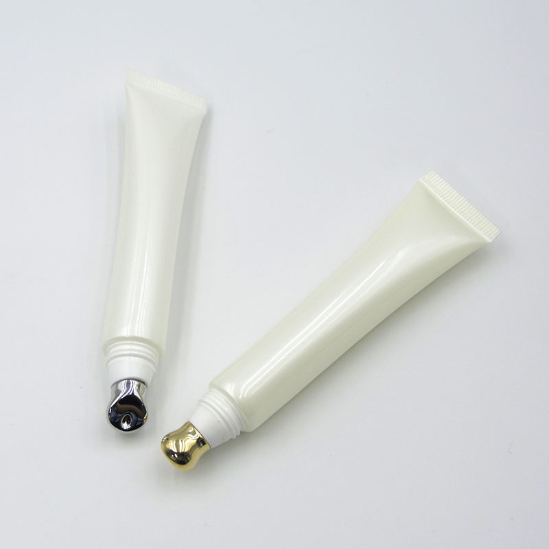 Gran oferta OEM, aplicador de masaje de aleación de Zinc con tubo suave D19 PE de 25ml para lápiz labial, protector solar, limpiador, embalaje de crema para ojos