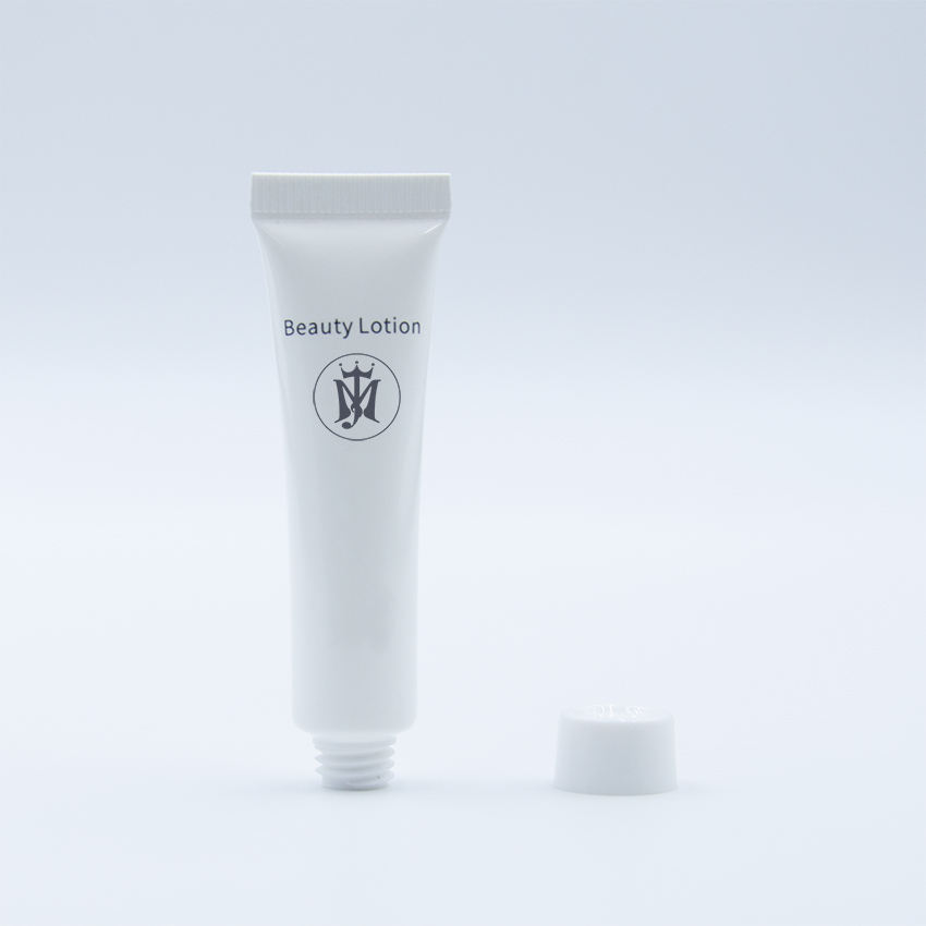 Tubo de embalaje cosmético de PE personalizado para lápiz labial, máscara y gel de crema para ojos, minitubo de maquillaje plano suave