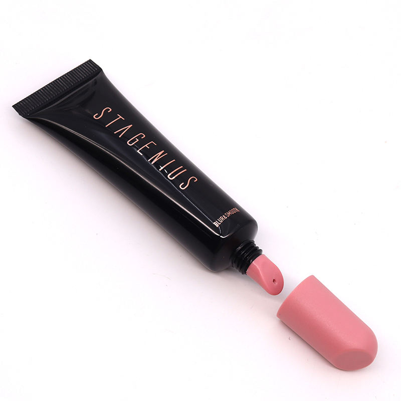 Envase exprimible de plástico PE OEM de 15ml-30ml para brillo de labios, lápiz labial, bálsamo labial, exfoliante labial y tubo de embalaje para el cuidado del aceite de labios