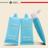 Tubo de plástico cosmético con tapa abatible para crema facial, embalaje de tubo de protección solar BB impreso con pantalla para el cuidado de la piel