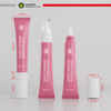 Tubos de compresión de brillo de labios personalizados de 10 ml y 15 ml Envases de brillo de labios Tubo suave de plástico Tubo de plástico personalizado para el cuidado de los labios