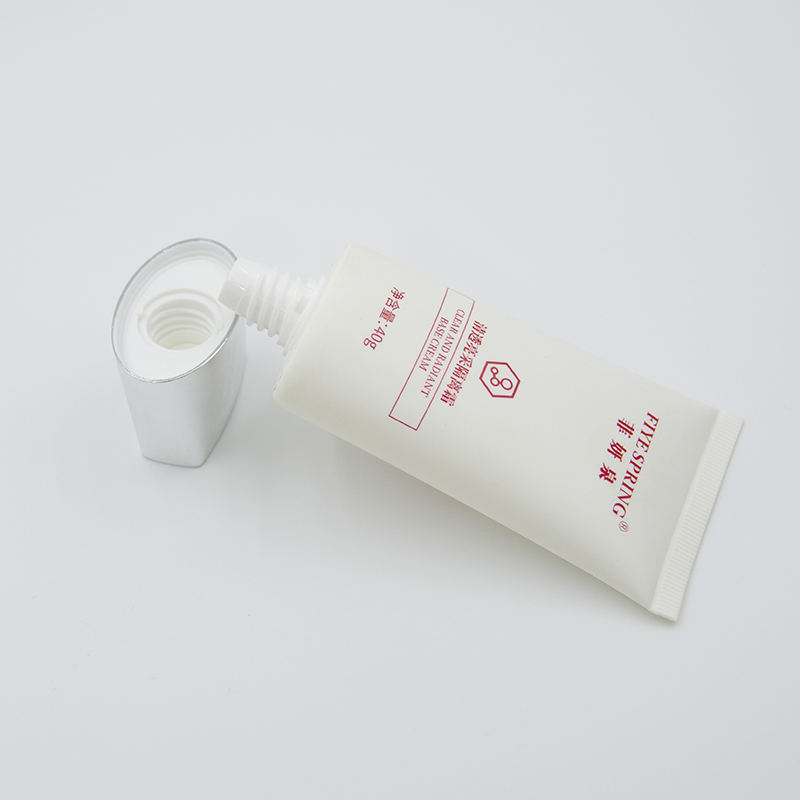 Manguera de plástico ovalada OEM 30ML-100ML para embalaje de cuidado facial para protector solar BB Cream Limpiador facial Crema para ojos Máscaras