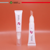 Mini tubos de embalaje de bálsamo labial de plástico, 5ml/10ml/15ml, con aplicador de silicona, contenedores vacíos para bálsamo labial, tubo exprimidor para masaje