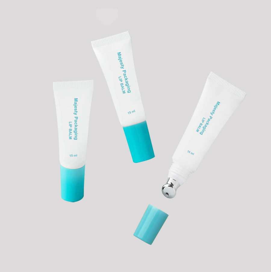 Tubo cosmético para apretar labios con punta de Metal, tubo de plástico para masaje ocular de aleación de Zinc, embalaje para suero para pestañas, 10 Ml a 25 Ml