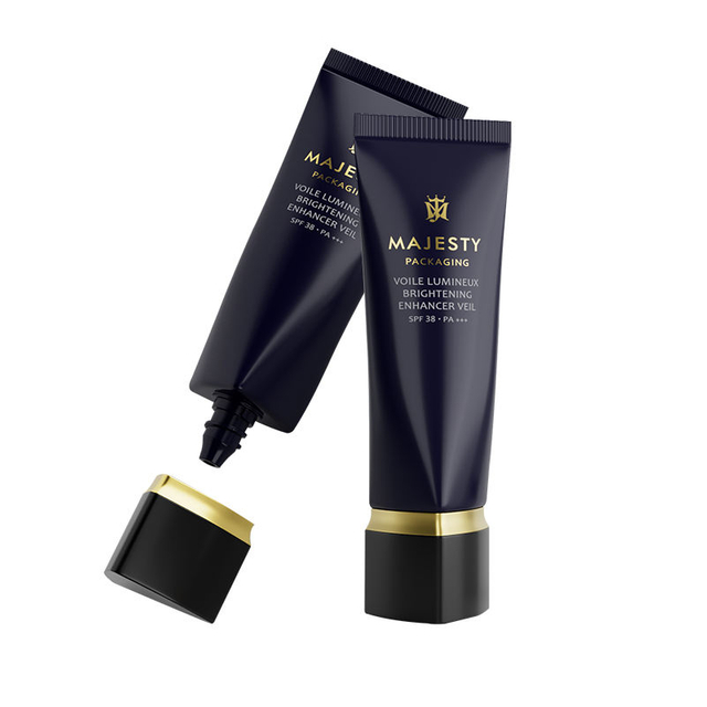 D30 D40 Mm Tubo exprimidor triangular personalizado, envase para crema de manos para lavado de cara, embalaje cosmético, tubo vacío de extrusión